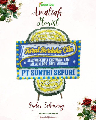 Papan Bunga Duka di Jenawi