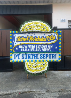 Papan Bunga Duka di Jenawi